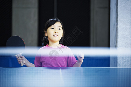乒乓球女孩打乒乓球的人背景