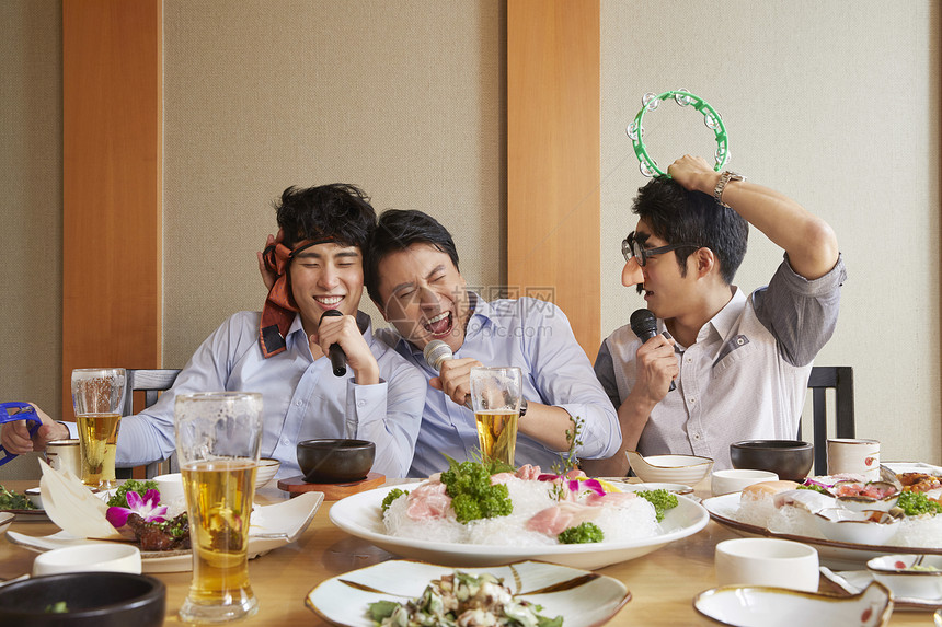 50多岁韩国人椅子新雇员新餐馆新生意图片