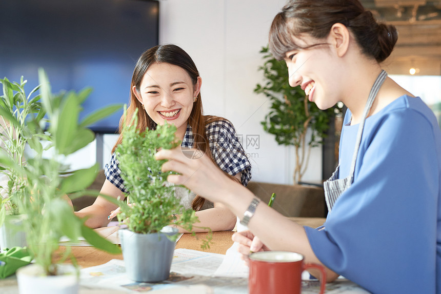 学习种植的学生图片