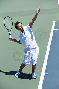 肖像网球服网球选手打网球的人图片