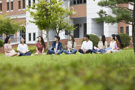 伙伴笑学校大学生图片