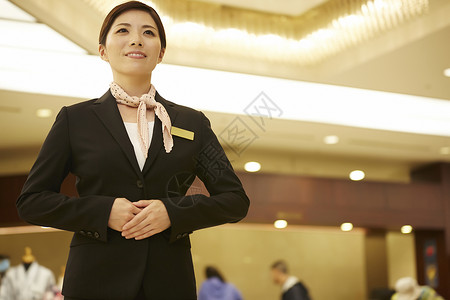商务女30多岁职业妇女在酒店工作的女图片