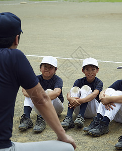 球场男孩们经理男孩棒球队会议图片