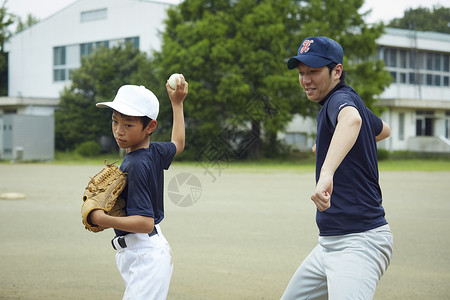 青年董事肖像男孩棒球运动员实践的投球画象图片