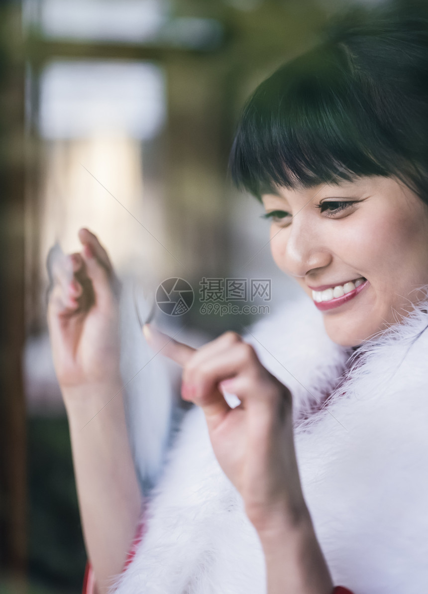 日式和服少女写真图片