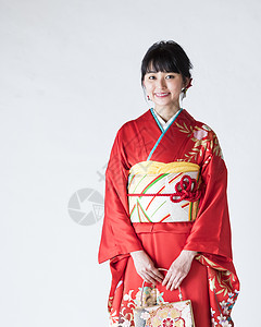 传统日式和服美女形象图片