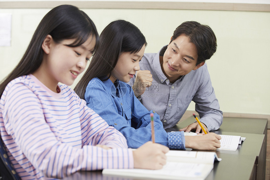 支持中学分钟学校老师学生解释图片