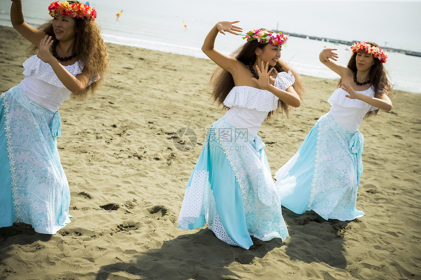 夏威夷风情舞蹈图片