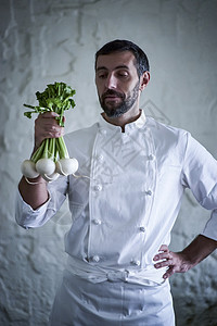 男厨师肖像图片