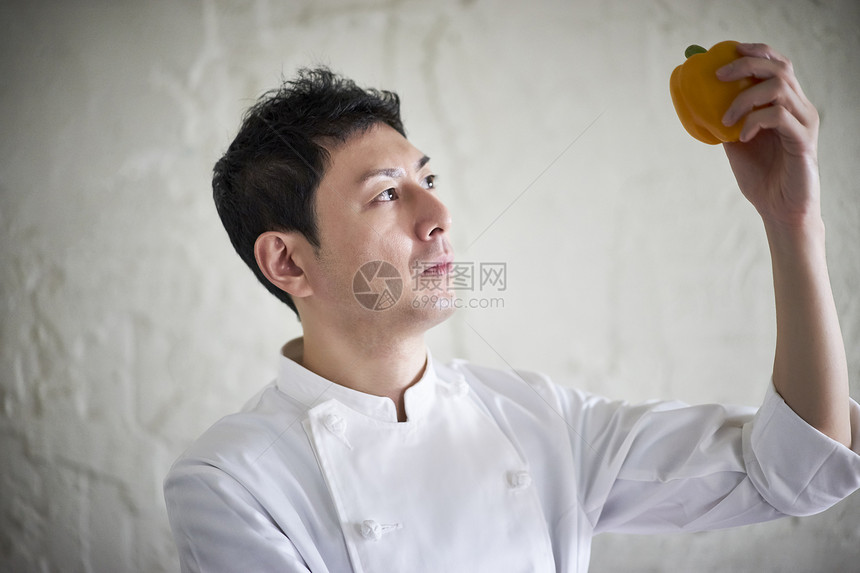 一名工匠食物饮食教育厨师肖像男图片