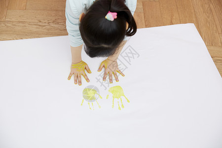 成年女子唐尼快乐手油漆女孩韩国人图片