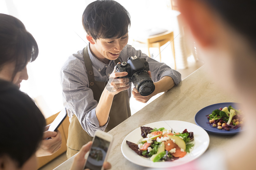 男青年美食摄影课程图片