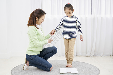 规模秘书分钟音阶母亲孩子韩语背景图片