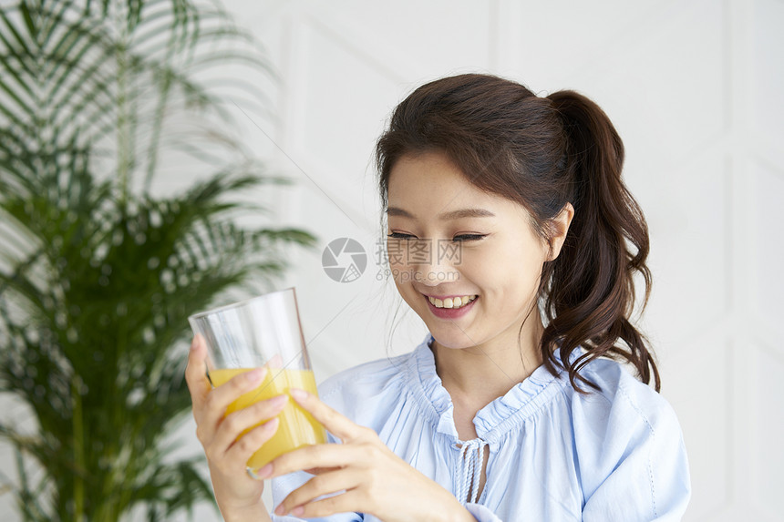 食物杯子考试生活年轻女韩国人图片