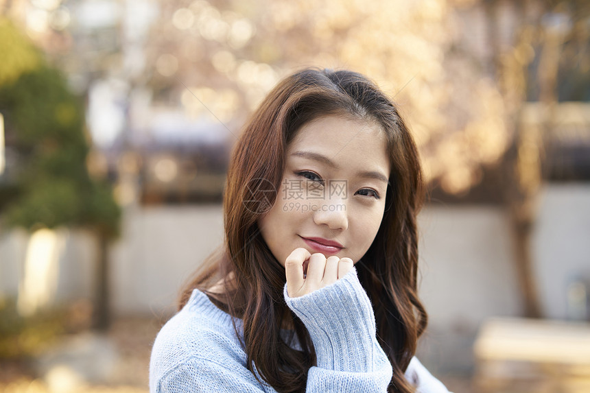 微笑打破负责人生活年轻女韩国人图片