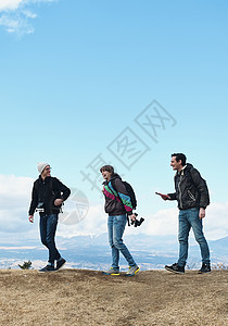 男子白人通体徒步旅行的外国人观点图片