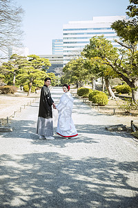 日本服饰情侣写真图片