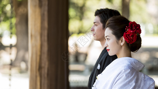 和风婚礼服饰图片