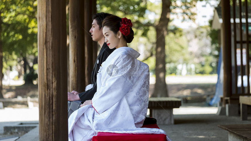 和风婚礼服饰图片