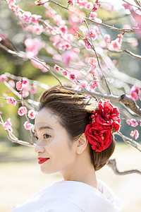 漂亮日本服饰婚礼新娘图片