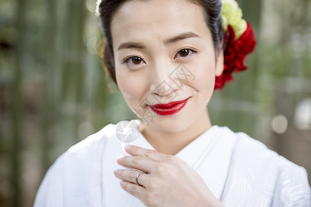 日本服饰婚礼新娘背景图片