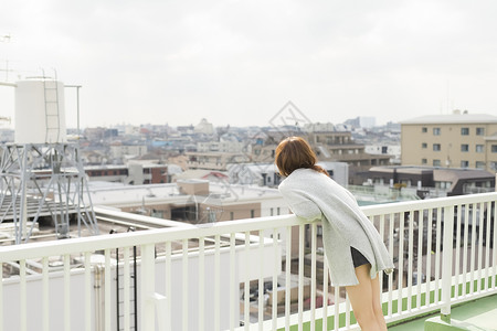 欢快插场景年轻女单人场景女新生活背景