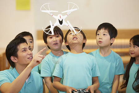 补习班小学生学习儿童工作室无人机图片