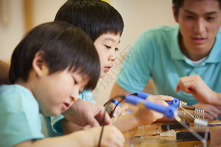 教育小朋友电子项目儿童工作坊背景图片