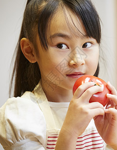 小孩食品学习吃西红柿的孩子图片
