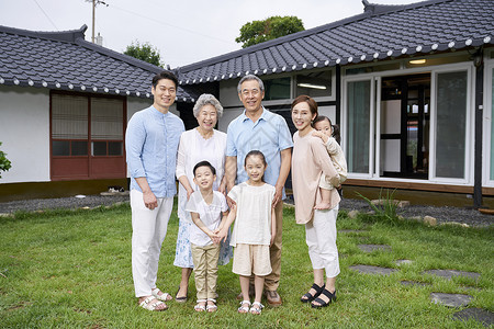 快乐长途行走宗派生活房子花园家庭韩语图片