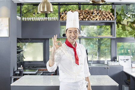 架子职业的表示厨师伙计韩国人高清图片