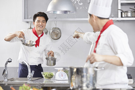 同志帽子碗厨师伙计韩国人图片