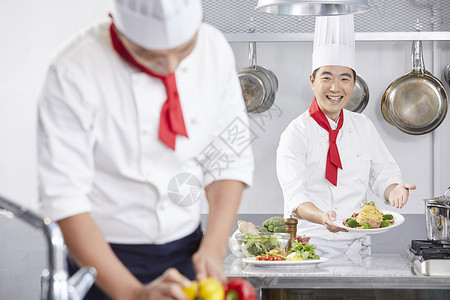 韩国厨师文化盯着看唐尼厨师伙计韩国人背景