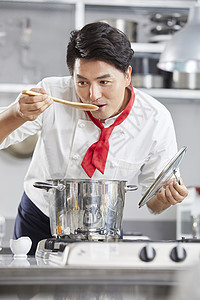 烹调制服强烈的感情厨师伙计韩国人图片