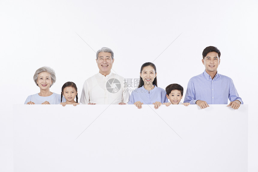 幸福的三代家庭图片