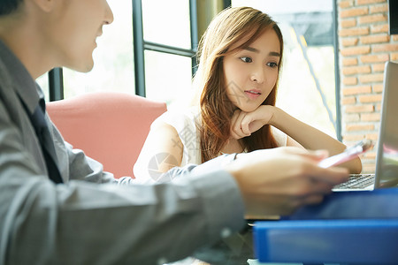 商务女企业家女生业务团队图片