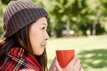 优良干净精美女人的徒步旅行图片