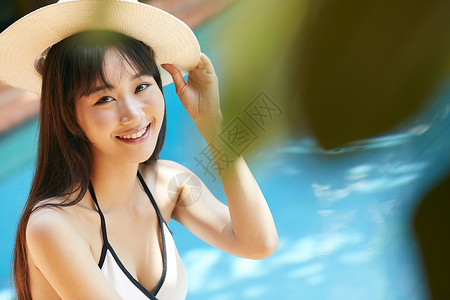 泳装夏天旅游胜地女度假旅行图片