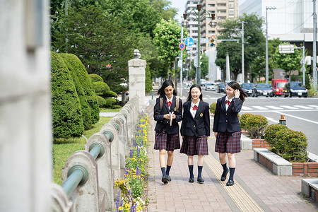 活动家庭人物女学生札幌学校之旅图片