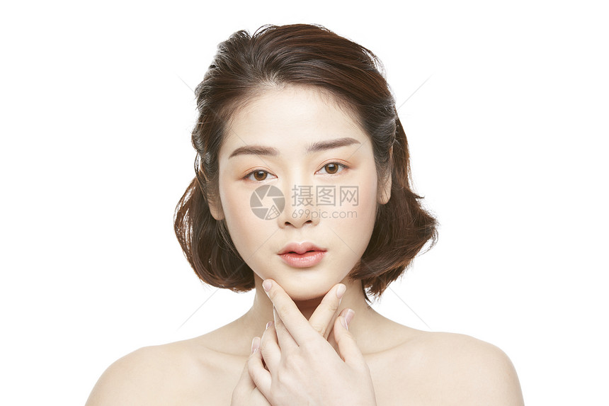 女性面部护肤美容图片
