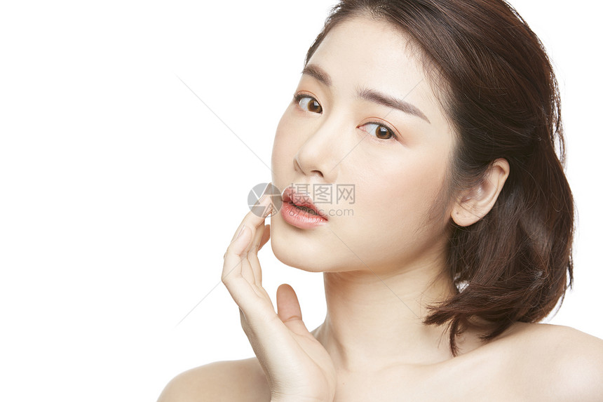 女性面部美妆护肤图片