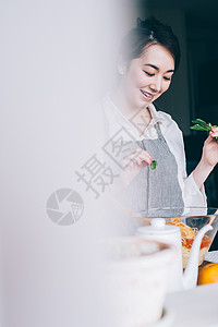 水稻草本的米女生活美食图片