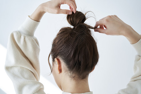 头发人类青年女人的美丽形象发型图片