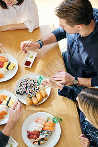 食品完美男女外国人入境日本烹饪班餐图片
