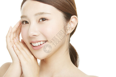 美容化妆护肤的女人图片