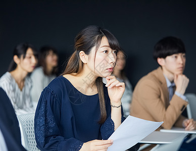 明亮女壮年商业研讨会女企业家高清图片素材