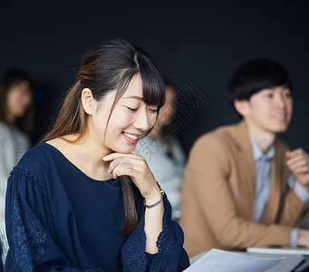 天事业女休闲商业研讨会年轻高清图片素材