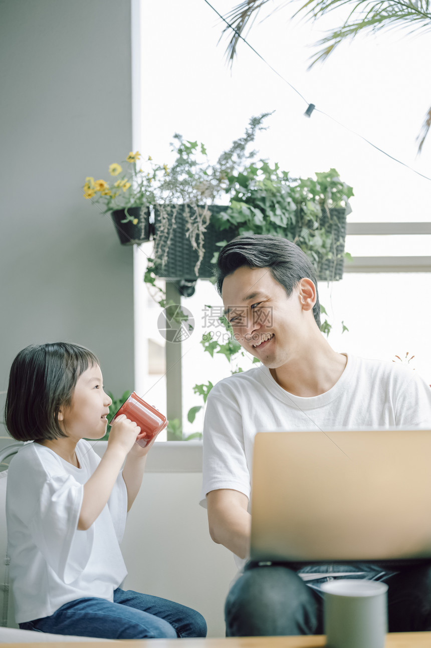 商务时髦客厅家庭生活方式图片