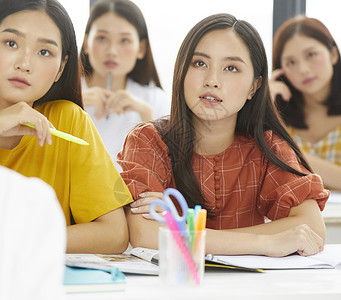 壮年宣讲会女士校园生活课背景图片