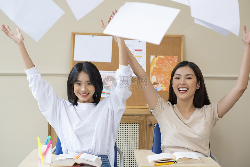 有趣愉快欢快女学生学生班图片